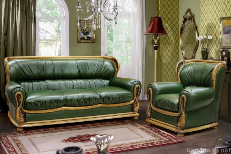 Продам: Кожаный раскладной диван Оксфорд