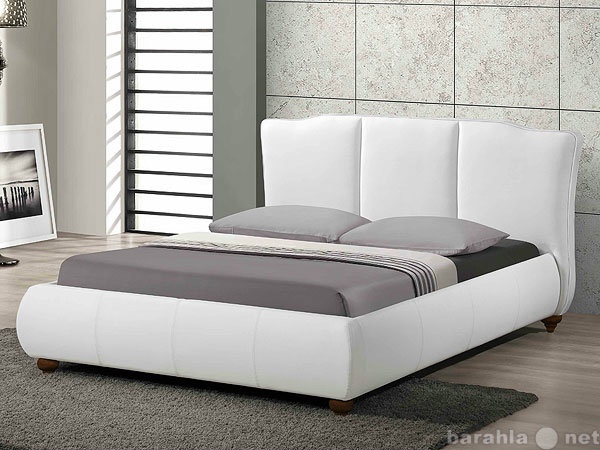 Продам: Кровать из экокожи Lontaro белая