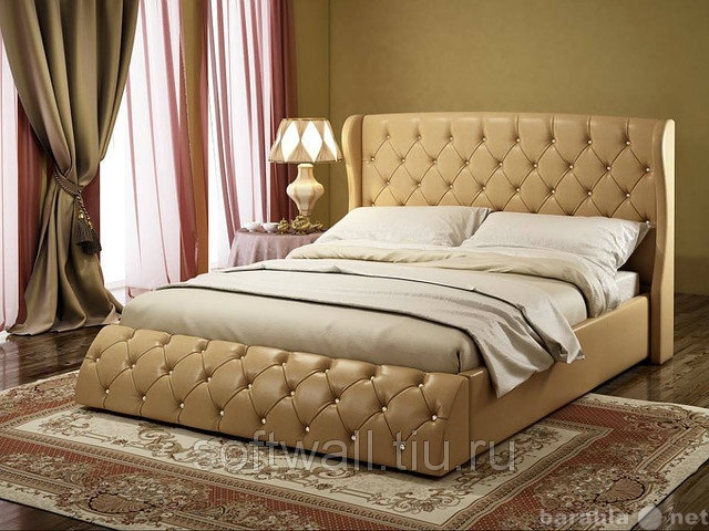 Продам: Кровать с мягким изголовьем Лавр