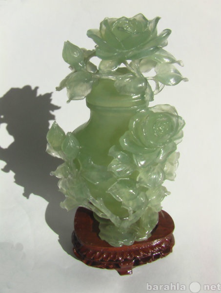 Продам: антикварная РОЗА ваза сосуд резьба камен