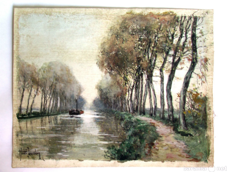 Продам: старинная картина Henri Jourdain 1864