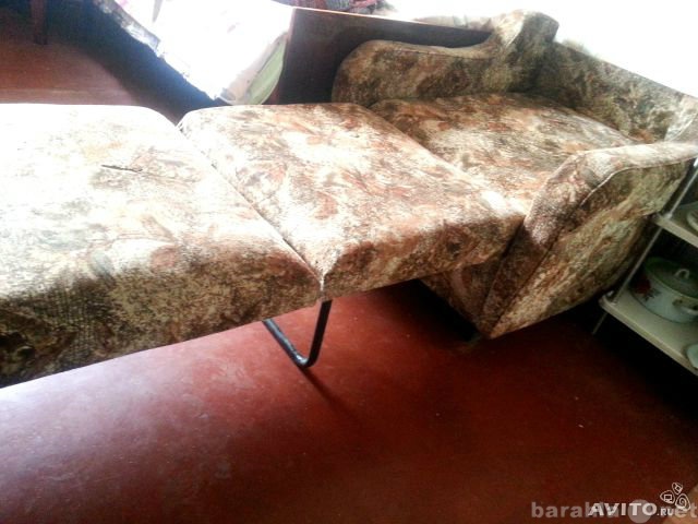 Продам: Кресло-кровать б/у светло-коричневая