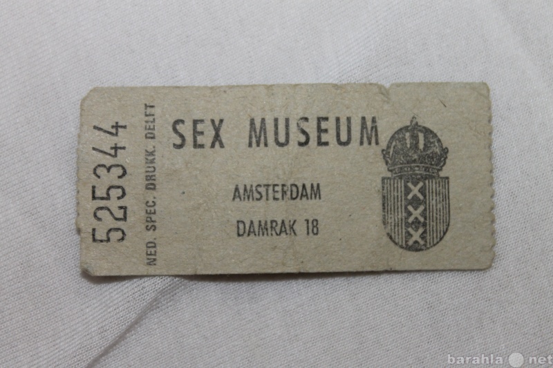 Продам: Билет Sex Muzeum Amsterdam