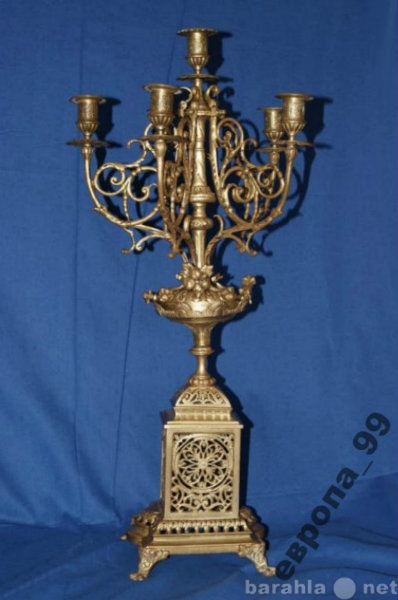 Продам: Канделябр бронзовый, Франция 1800 - 1850