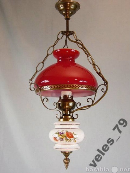 Продам: Лампа кухонная, латунь, Германия 1950-е