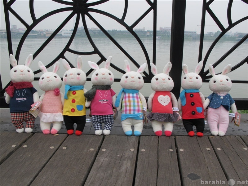 Продам: 8 стильных кроликов, мягкие игрушки