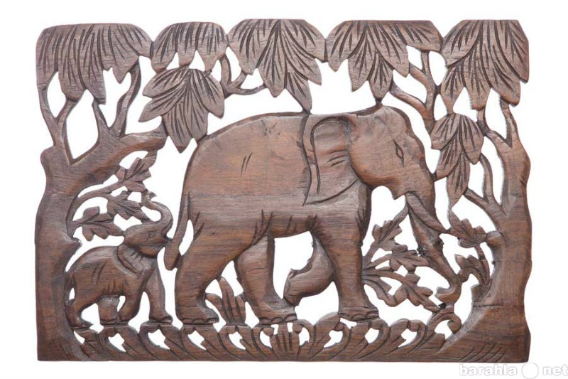 Продам: Панно "Слониха со слоненком"