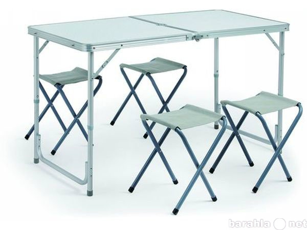 Продам: Набор стол складной с 4 стульями белый