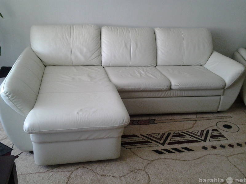 Продам: кожаные диван и кресло