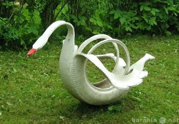 Продам: Лебедь из шины