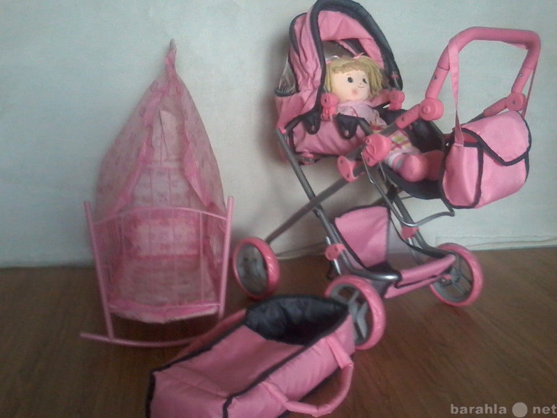 Продам: Детская  коляска и колыбелька для кукол