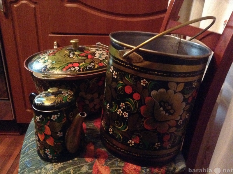 Продам: Казан, ведро и чайник в росписи