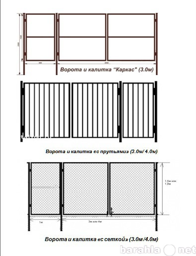 Продам: Садовые ворота и калитки