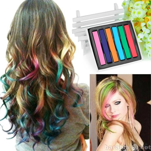 Продам: Цветные мелки для окрашивания волос 6 шт