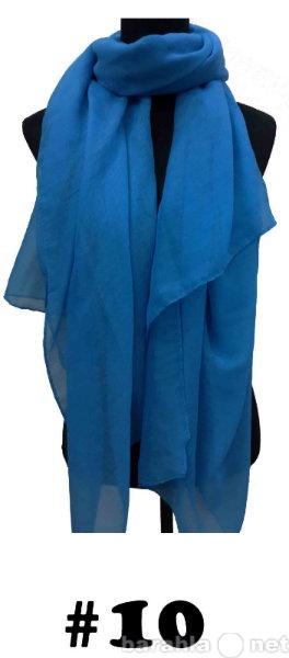 Продам: шарф ярко голубой