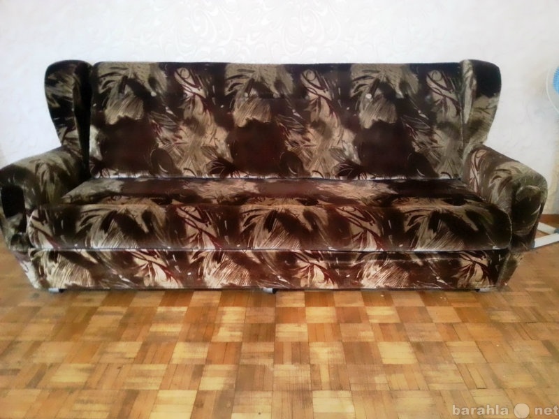 Продам: Раскладной диван+кресло бу