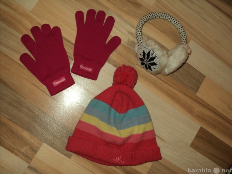 Продам: Шапка, перчатки, наушники