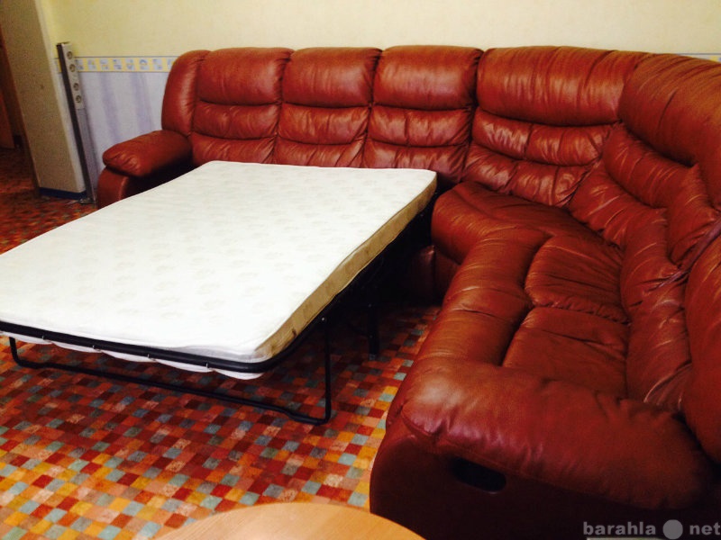 Продам: шикарный диван угловой кожаный