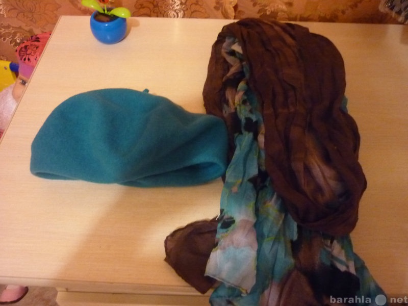 Продам: шапка +шарф плантин