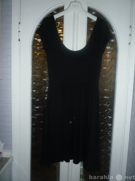 Продам: Черное трикотажное платье 42-44.