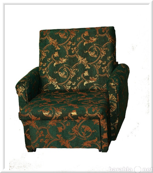 Продам: Кресло-кровать "Зеленое с золотым&