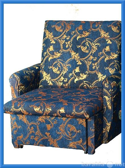 Продам: Кресло-кровать "Синее с золотым пр