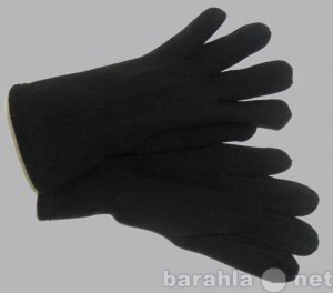 Продам: Перчатки черные флис