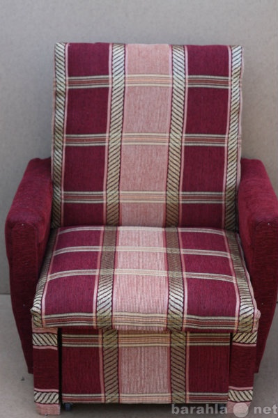Продам: Кресло-кровать "Бордовая клетка&am