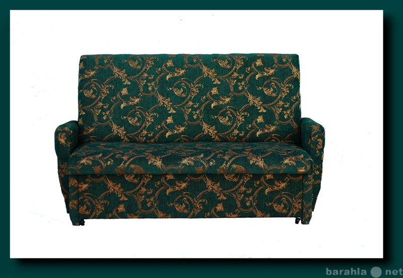 Продам: Диван-кровать "Зеленый с золотым&