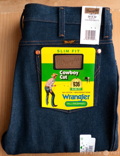 Продам: Wrangler 936 DEN 34x32 джинсы
