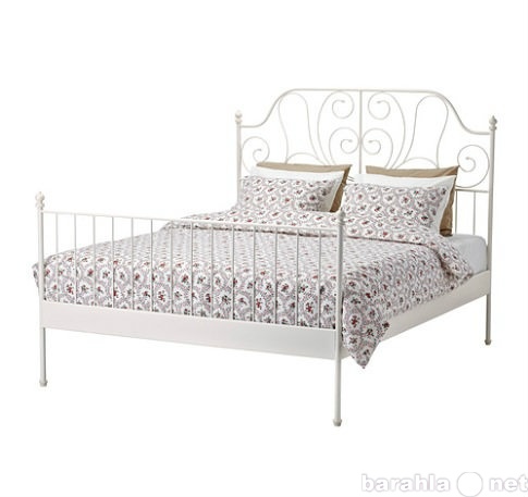 Продам: Двуспальная кровать+дно кровати+матрас