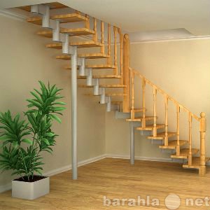 Продам: лестница на металлическом каркасе