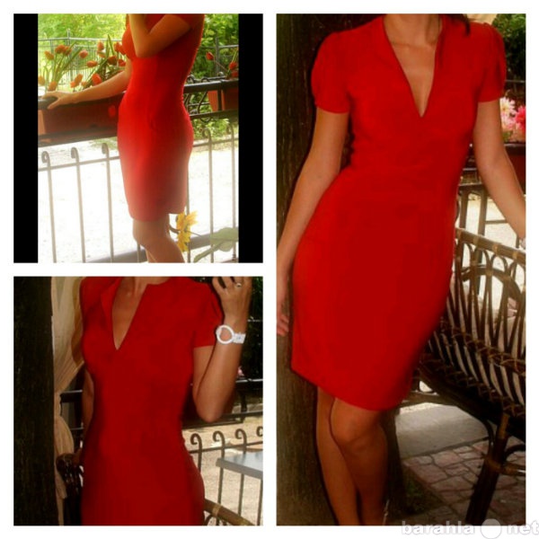 Продам: Красное платье с глубоким декольте,новое