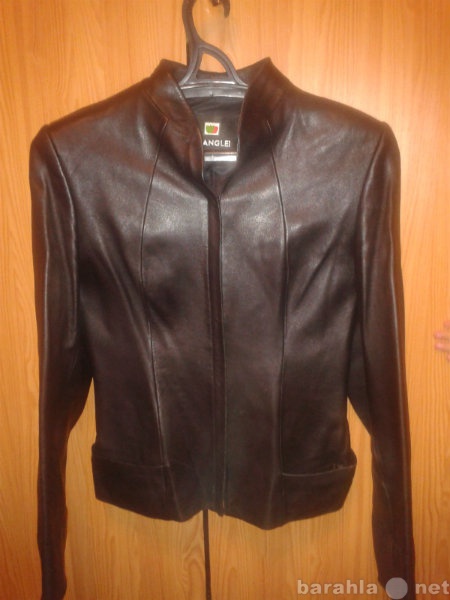 Продам: пиджак из натуральной кожи . Черный.