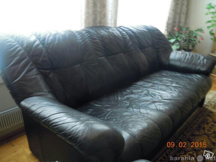 Продам: диван кожаный раскладной
