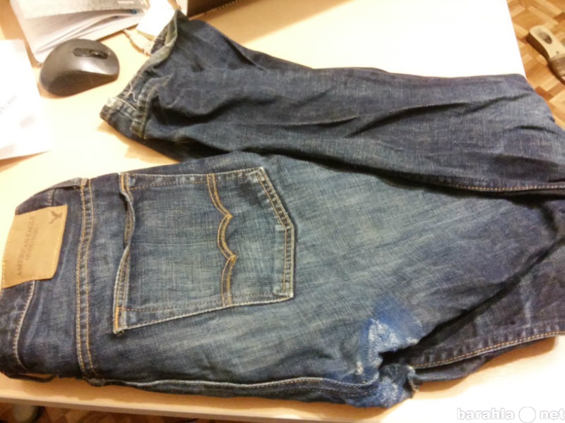 Отдам даром: рванные мужские джинсы на хенд-мейд