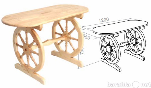 Продам: Стол деревянный дачный