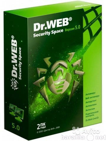 Продам: Лицензия Dr. Web Security Space на 1 год