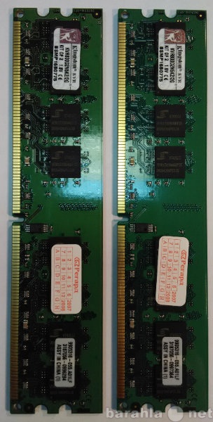 Продам: память DDR2 2ГБ KIT(2x1Гб) 800МГц 6400