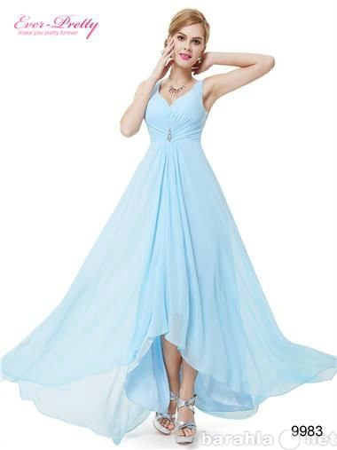 Продам: Голубое платье с кристаллами M/10