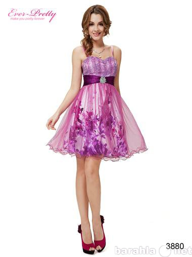Продам: Фиолетовое коктейльное платье XS/06