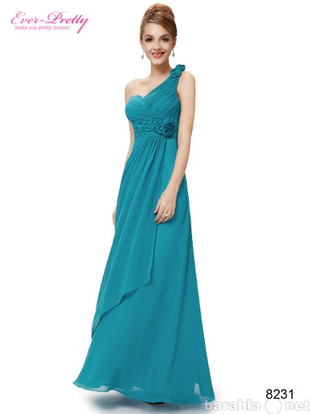 Продам: Синее вечернее платье S/08