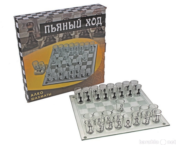 Продам: АлкоИгра Шахматы ( с рюмками)38х38 см
