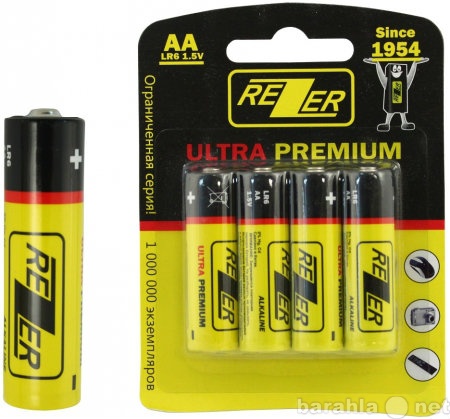 Продам: Алкалиновые батарейки rezer ultra оптом
