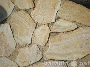 Продам: Камень песчаник Бело-жёлтый с разводами