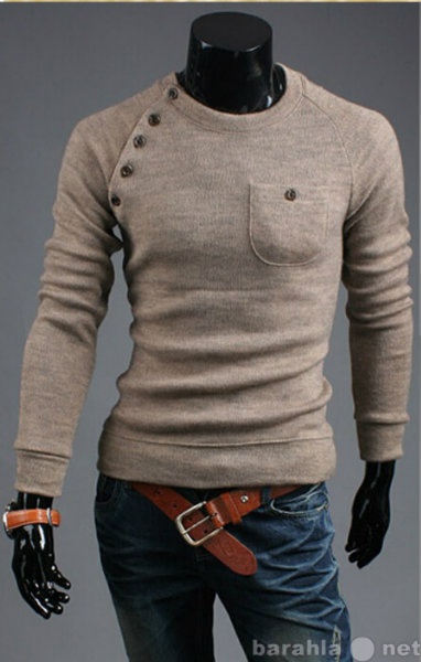 Продам: Мужской бежевый свитер 48 размер