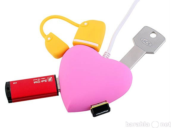 Продам: USB-хаб в форме сердца