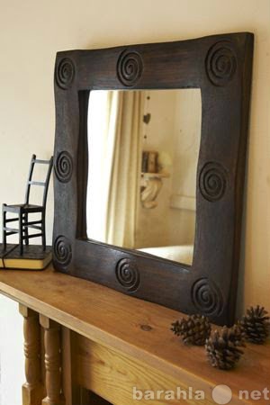 Продам: Зеркало резное деревянное № 211
