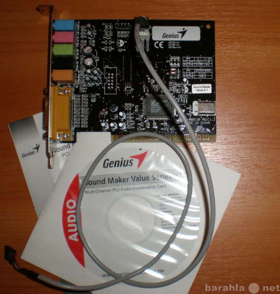 Продам: звуковая карта Genius S.M. Value 5.1 PCI