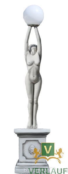 Продам: Фонарь-скульптура "Девушка с лотосо
